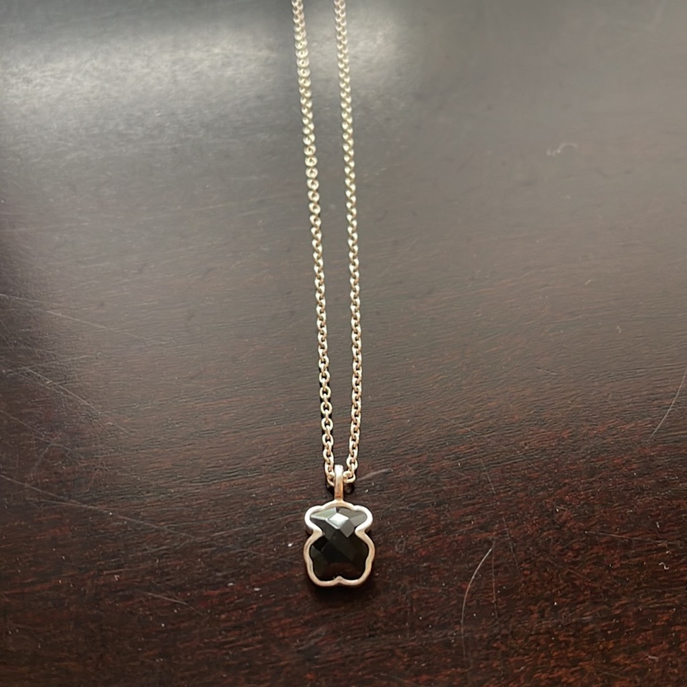 NWT TOUS Color necklace in sterling silver and onyx - Picture 5 of 5